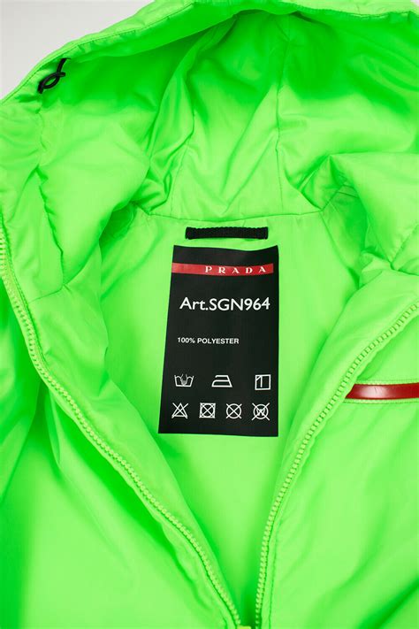 Prada Linea Rossa Jacket Giaccone SGN964 Pistacchio Fluo 